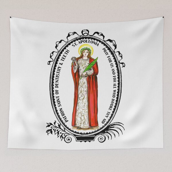 Item preview, Saint Apollonia Patron of Dentristry & Teeth designed and sold by myaltar.