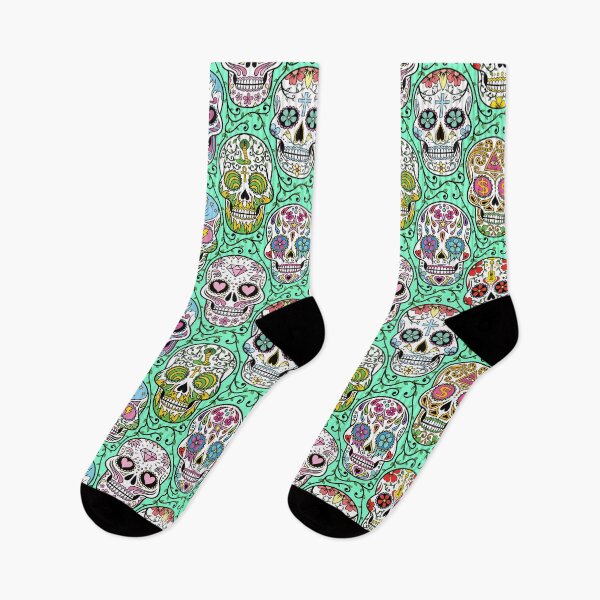 Item preview, Sugar Skull Mexican Turquoise designed and sold by Fangpunk.