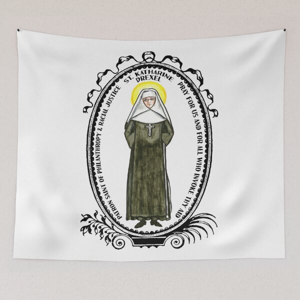 Item preview, Saint Katharine Drexel Patron of Philanthropy & Racial Justice designed and sold by myaltar.
