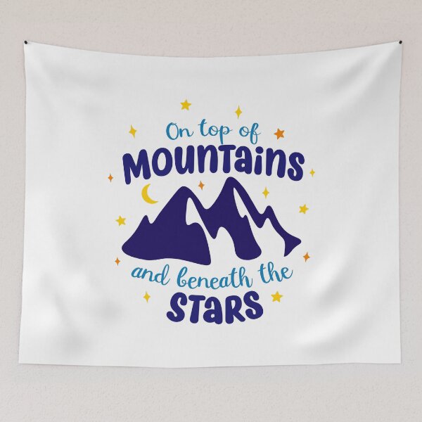 Item preview, On top mountains and beneath the Stars designed and sold by Delicarte.