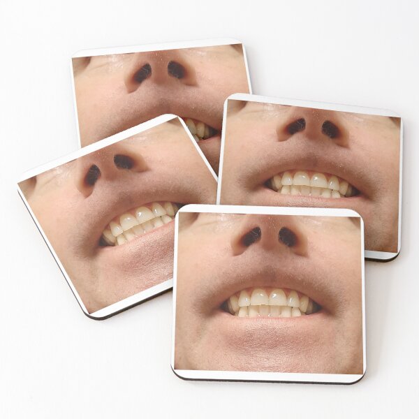 Item preview, No lips, just a toothy smile. designed and sold by Logo-stick.