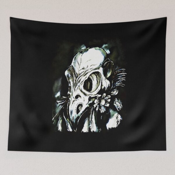 Item preview, Bird Skull Ink Art designed and sold by aurielphoenix.