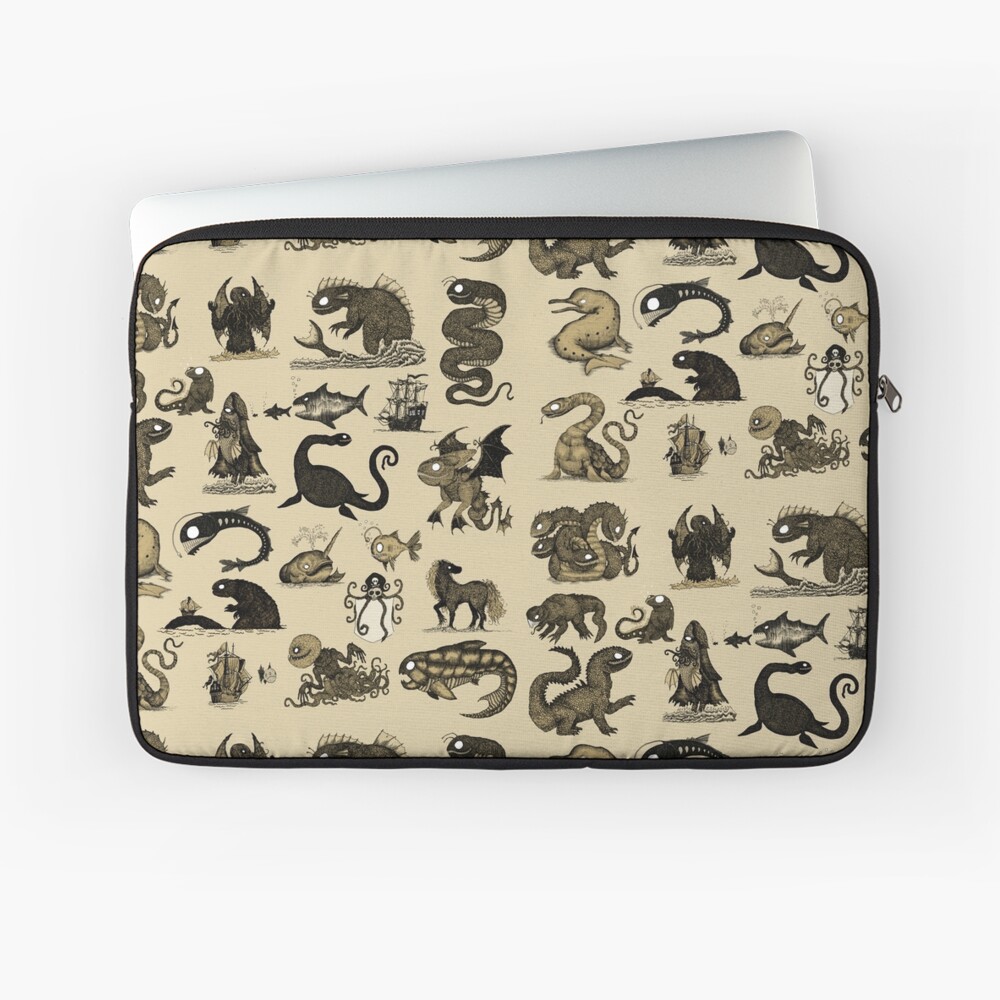 Sea Monsters Collection Laptop Sleeve
