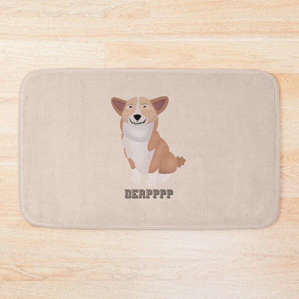 Item preview, Grinning, Chuckling, Smiling Corgi DERP designed and sold by kqwdesigns.