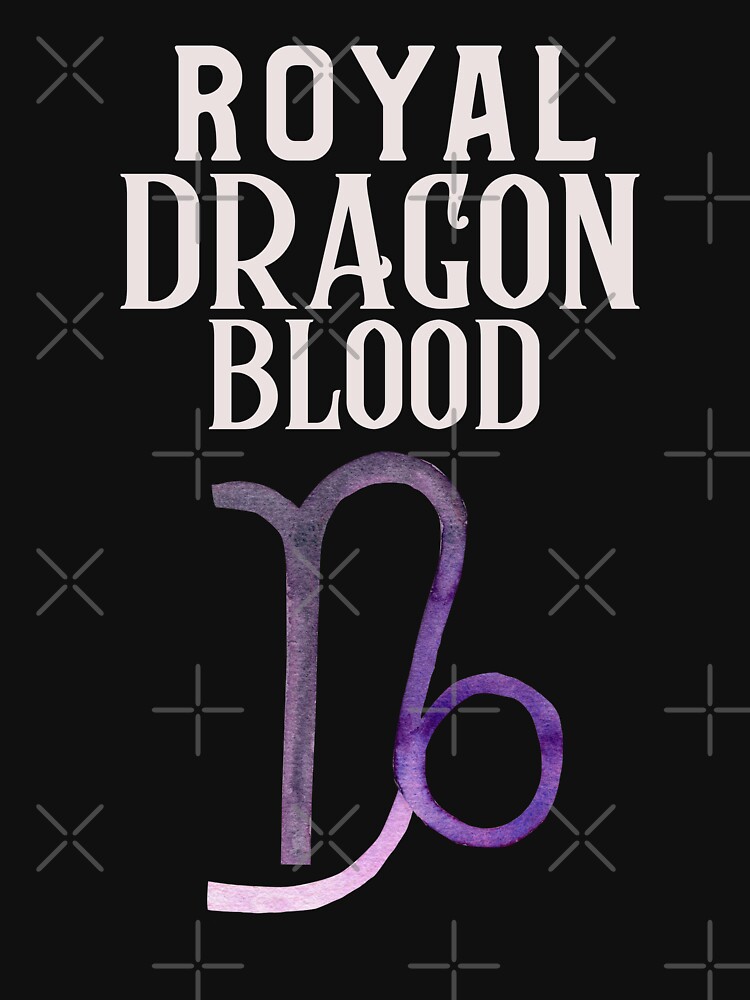 The royal dragon blood Capricorn design by CWartDesign