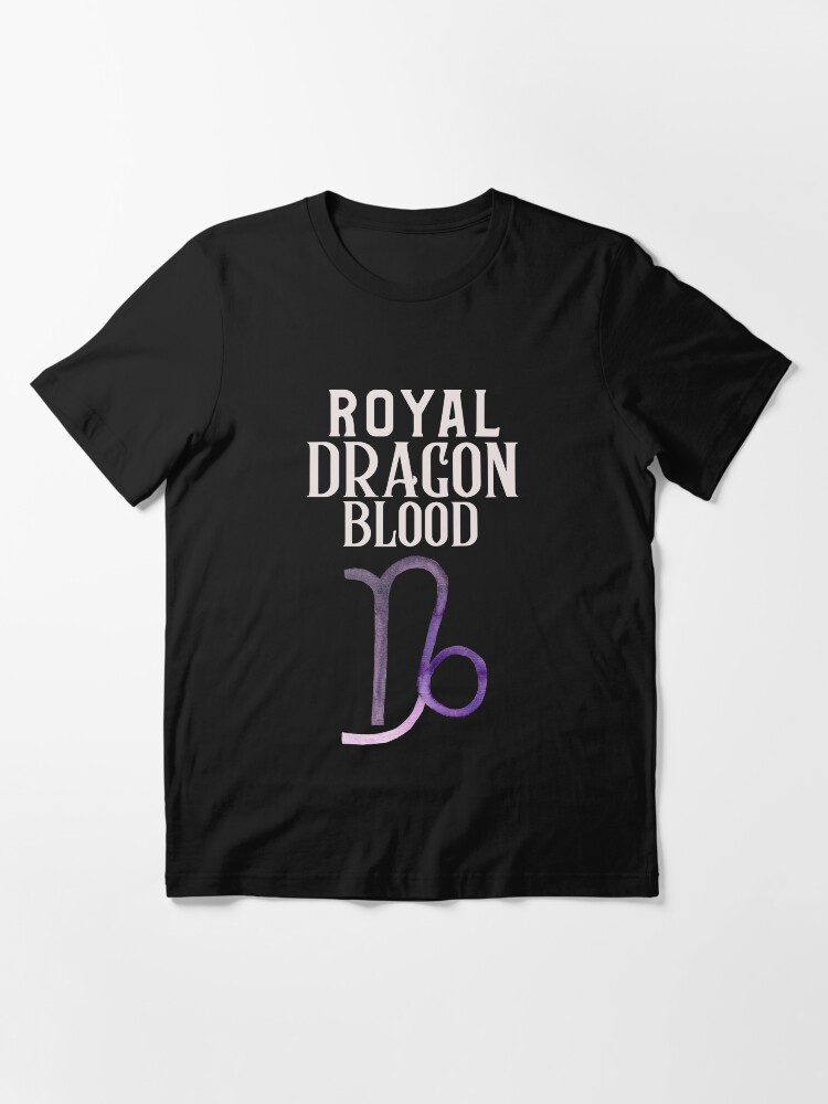Alternate view of The royal dragon blood Capricorn design Essential T-Shirt
