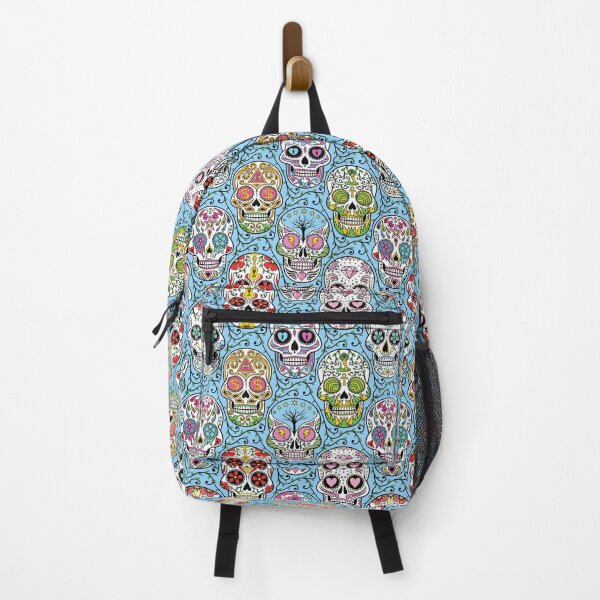 Item preview, Sugar Skull Mexican Light Blue designed and sold by Fangpunk.