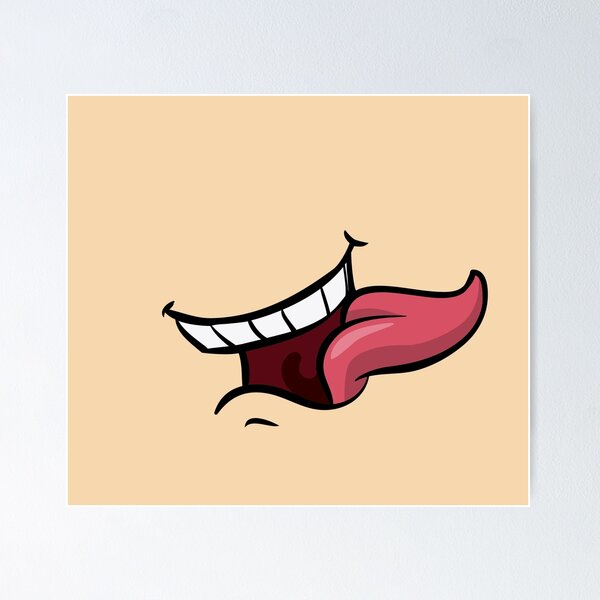 Item preview, Mouth Silly Tongue Funny Face designed and sold by noirty.