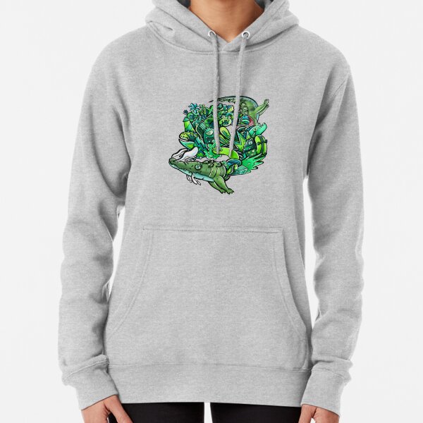 Doodle croc Sudadera con capucha