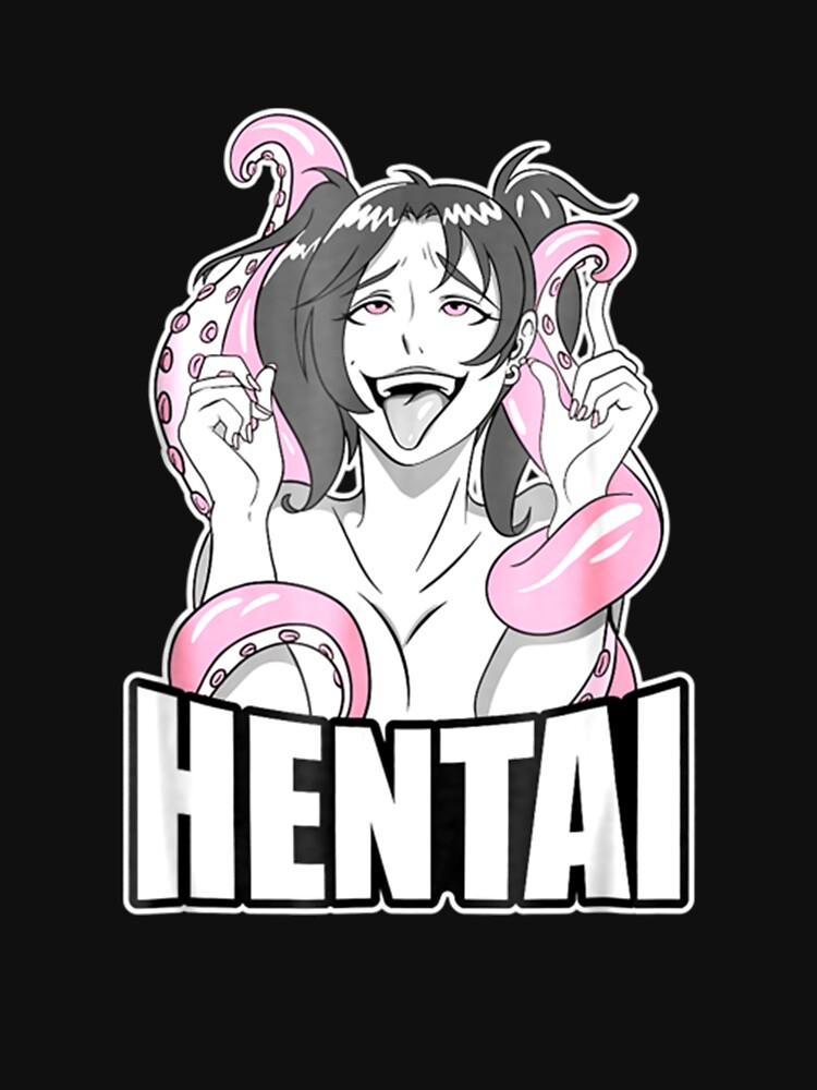 "Ahegao face lewd anime girl gift for otaku Ahegao" Tank Top by