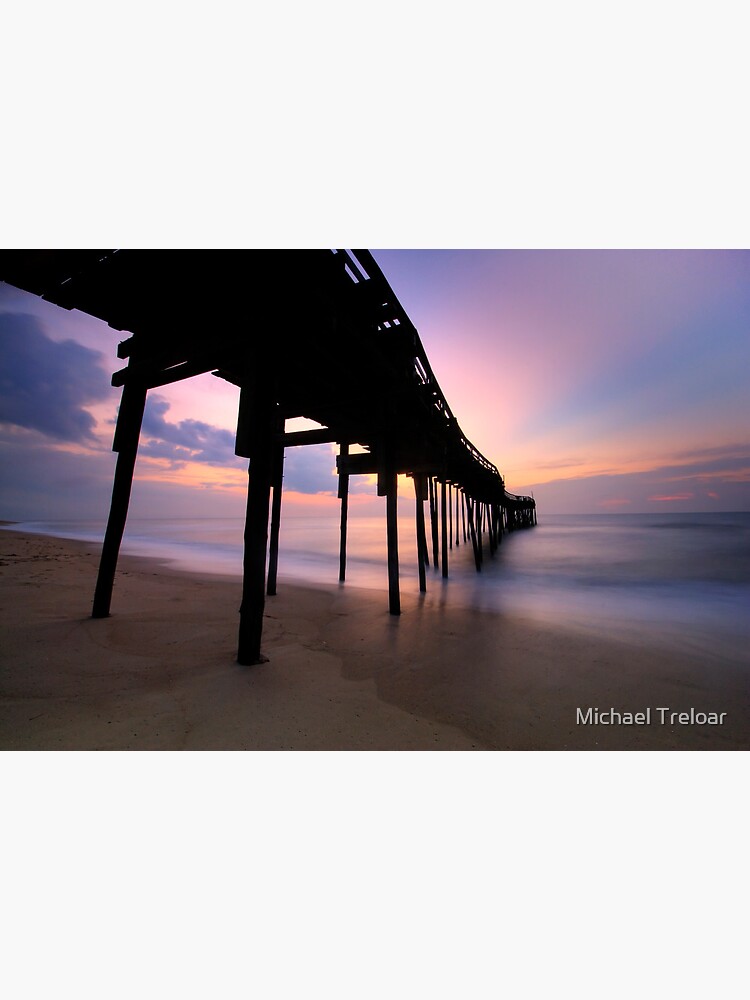 Avon Pier Sunrise, OBX by michaeltreloar