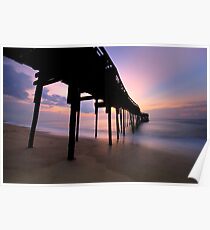 Avon Pier Sunrise, OBX Poster