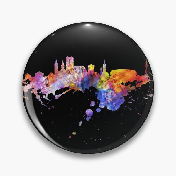 Item preview, Munich skyline Bavarian city night Bavaria designed and sold by DerNerd.