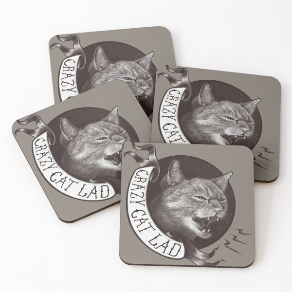Item preview, Crazy Cat Lad designed and sold by MonoMano.
