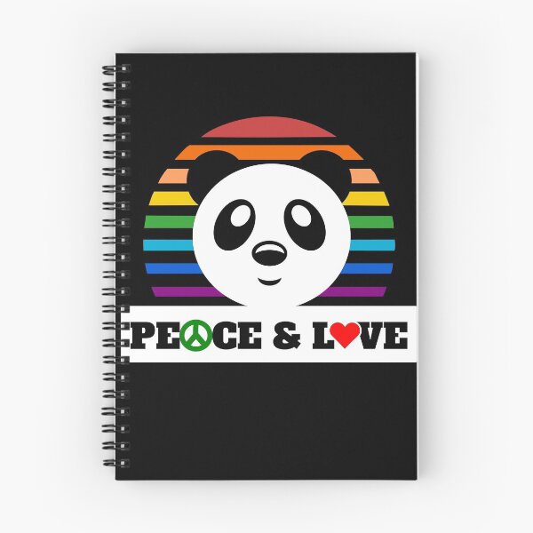 Item preview, Peace & Love - Cute Panda Design designed and sold by DeliriousSteve.