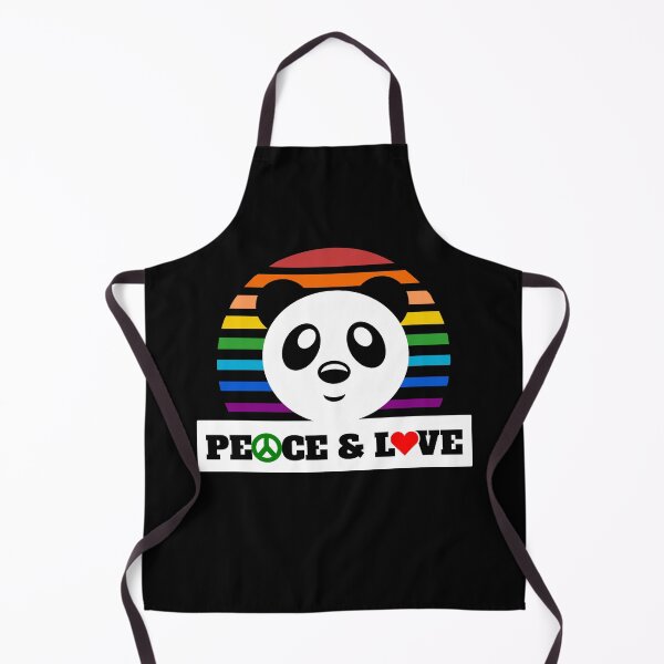 Item preview, Peace & Love - Cute Panda Design designed and sold by DeliriousSteve.