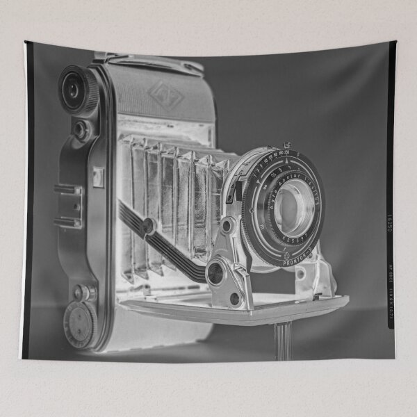 Item preview, Old Folding Camera in Negative designed and sold by Christopher Ball.