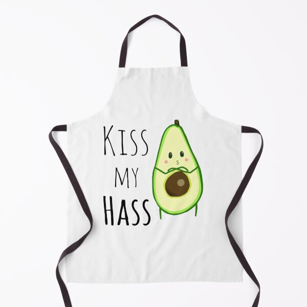 Item preview, Avocado design Kiss my Hass designed and sold by WanderlustBunny.