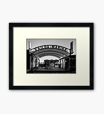 St. Kilda Marina in June Framed Print