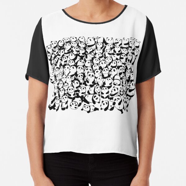 A Hundred Pandas Chiffon Top