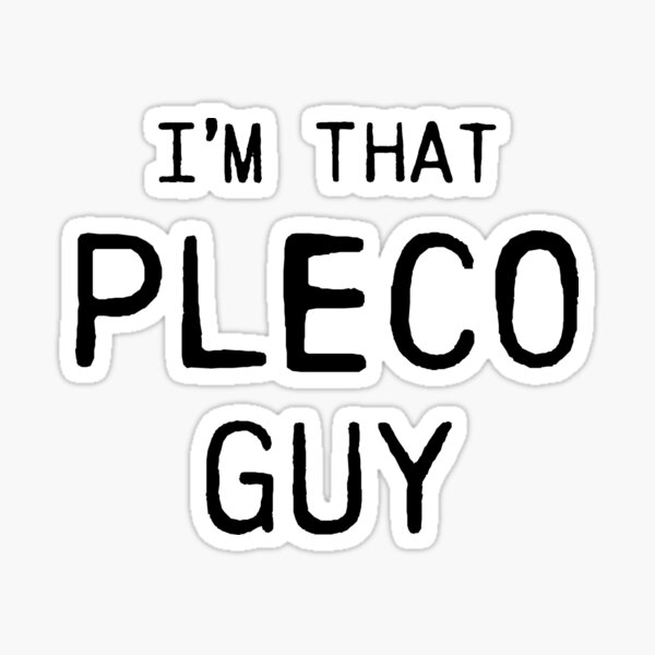 Vista previa del artículo con la obra «PLECO GUY», diseñado y vendido por MisterPlop.
