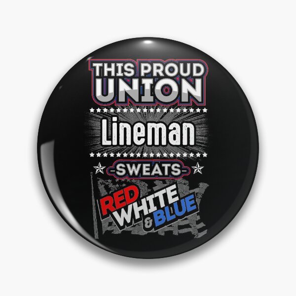 Item preview, Proud Union Lineman Sweats Red White & Blue designed and sold by DynamicDesign.
