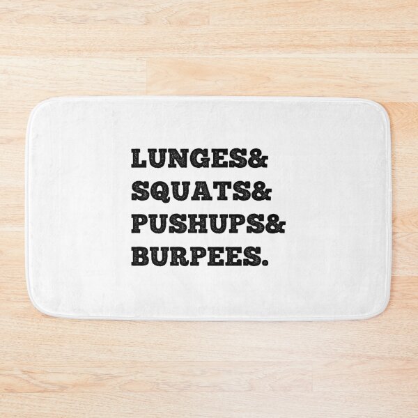 Item preview, Lunges & Squats & Pushups & Burpees designed and sold by MSA-42.