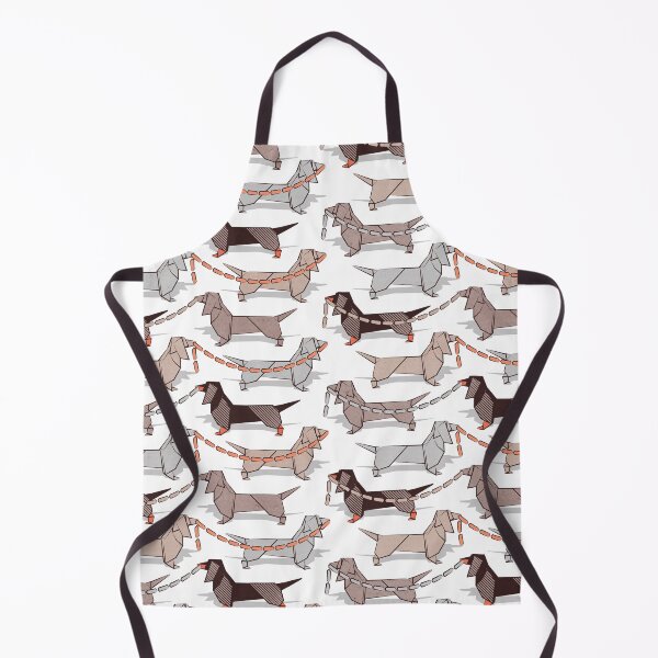 Item preview, Origami Dachshunds sausage dogs // pale blue background designed and sold by SelmaCardoso.