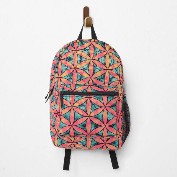Item preview, flower of life teal orange designed and sold by filippobassano.