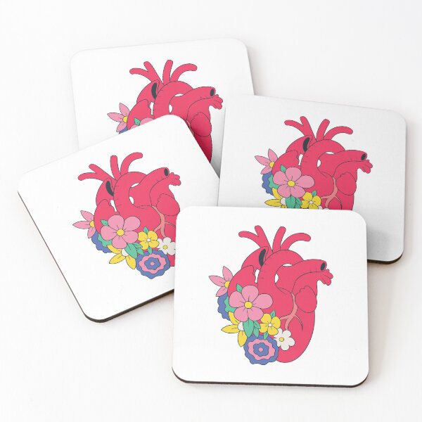 Item preview, Heart with flowers designed and sold by DerSenat.