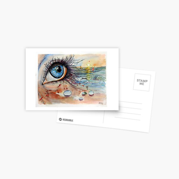 Blink of eyes - 6 Postcard