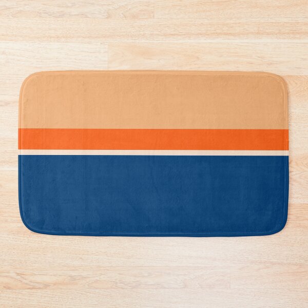 Aperçu de l'œuvre Lignes imprimées bleu, orange et jaune créée et vendue par BeatrisVeres.