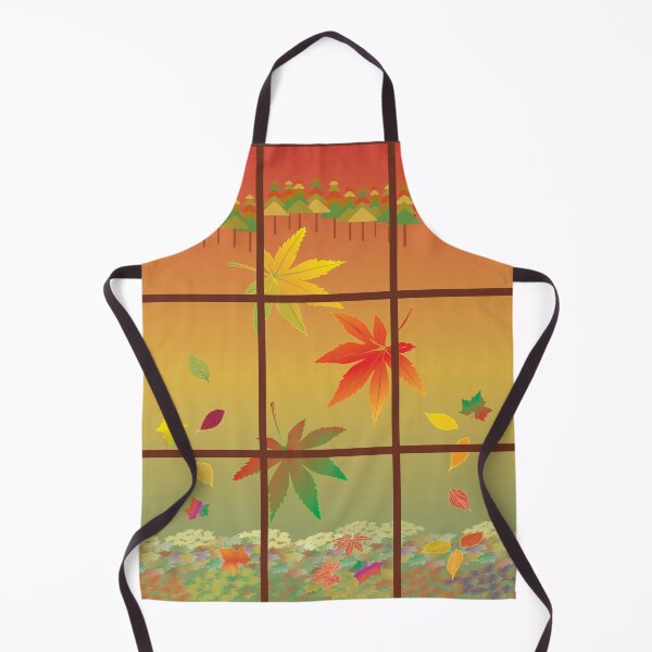 Item preview, Falling Leaves on Window Pane designed and sold by QueenieLamb.