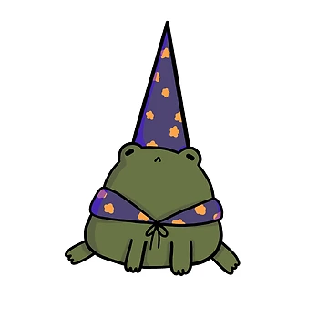 Artwork thumbnail, Wizard Frog by kitty froggo