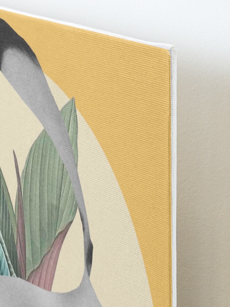 Alternate view of Floral Portrait /collage 3 Mounted Print