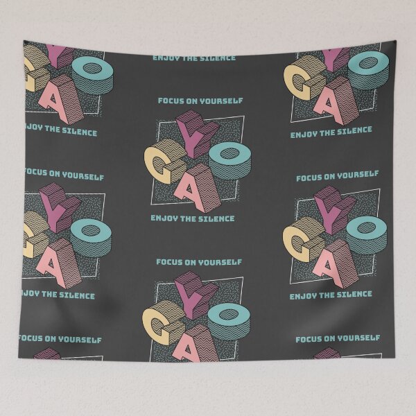 Item preview, Focus on yourself, enjoy the silence  designed and sold by CokeyPanda.