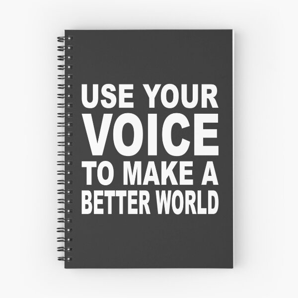 Item preview, USE YOUR VOICE/MAKE A BETTER WORLD designed and sold by PoshJocks.