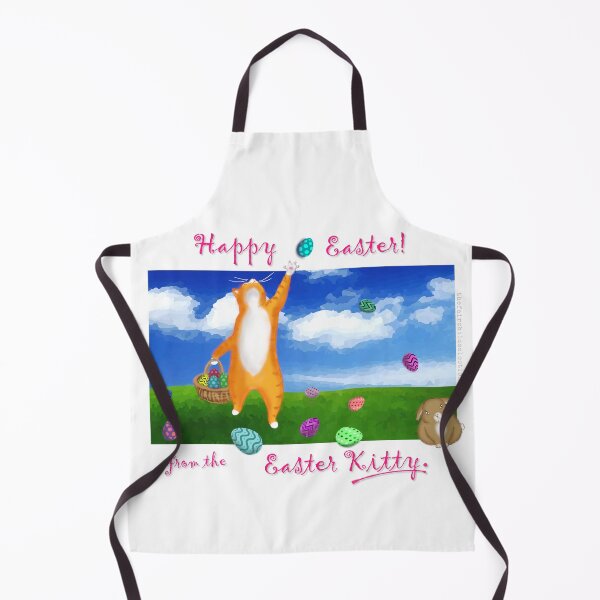 Item preview, Easter Kitty Cat & Bunny designed and sold by fairchildart.