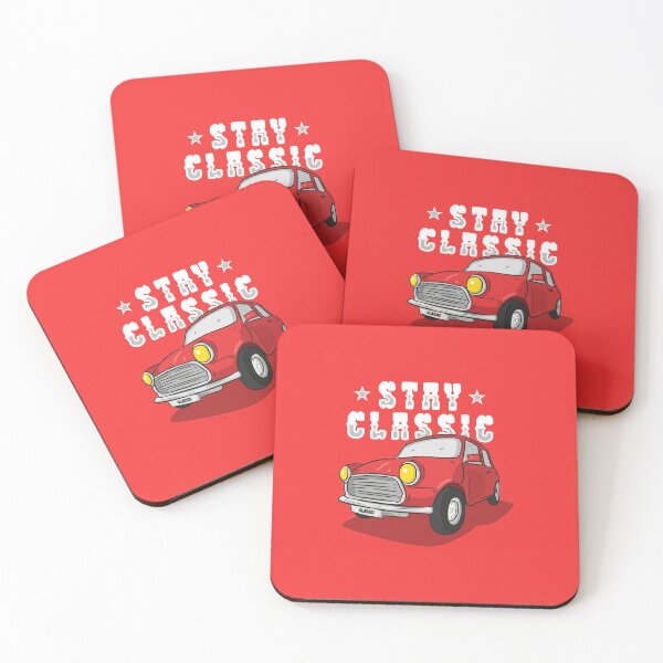 Item preview, Stay Classic - Red Car Slogan designed and sold by Mindy Bubble.