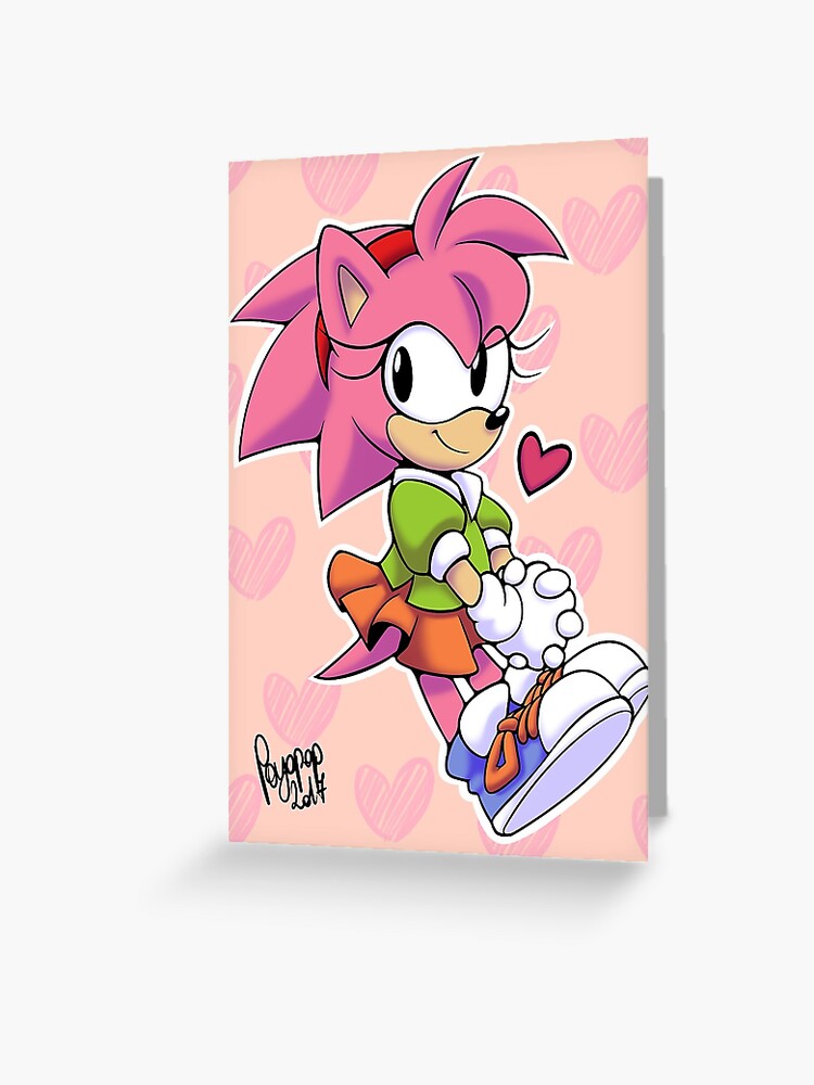 Custom Cursor Cute Amy Rose from Sonic the Hedgehog
