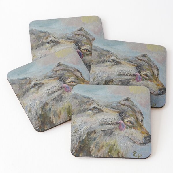 Item preview, Love of wolves. A picture of love and devotion designed and sold by Elena Reutova.