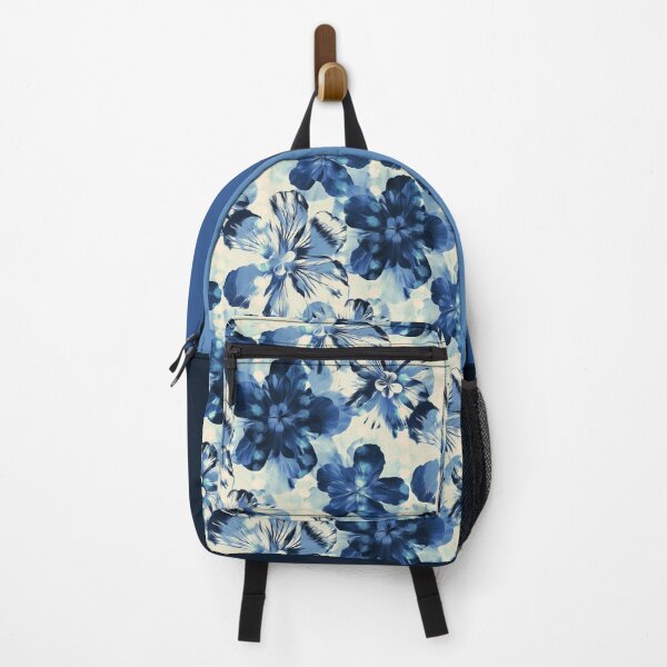 Item preview, Shibori Inspired Oversized Indigo Floral designed and sold by micklyn.