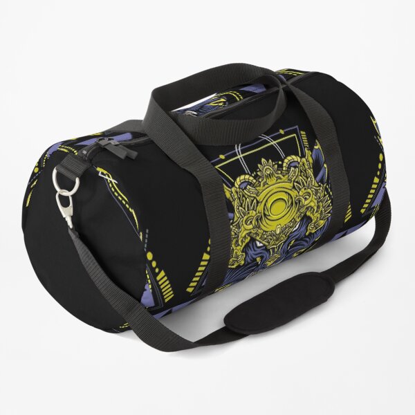 Geometric Golden Creature Duffle Bag