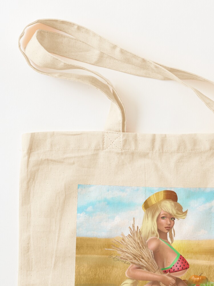 Alternate view of Demeter Watermelon Greek Goddess Tote Bag
