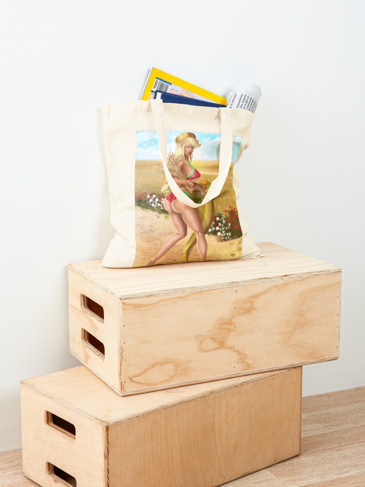 Alternate view of Demeter Watermelon Greek Goddess Tote Bag