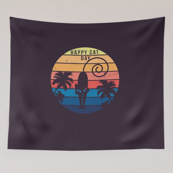 Item preview, International Cat Day - Retro designed and sold by Smart Side.