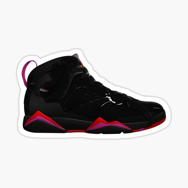 air jordan vii black gloss