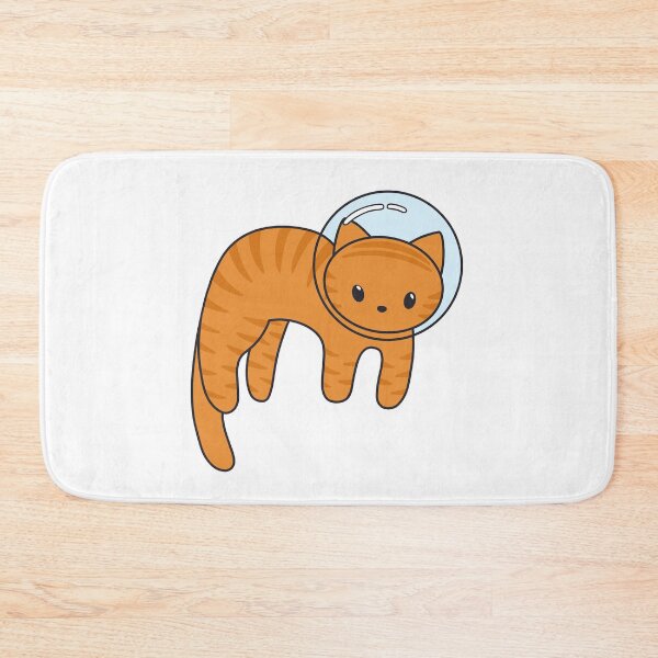 Item preview, catstronaut - orange striped designed and sold by cameronbaba.