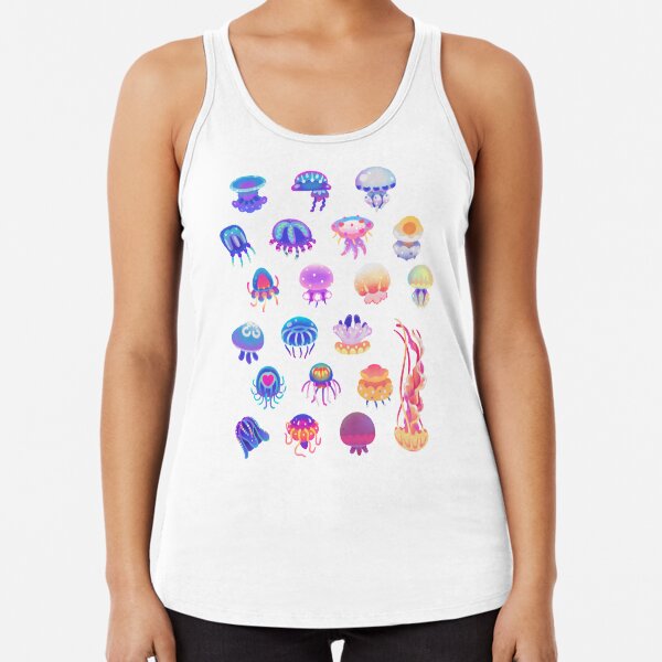 Jellyfish Day Racerback Tank Top
