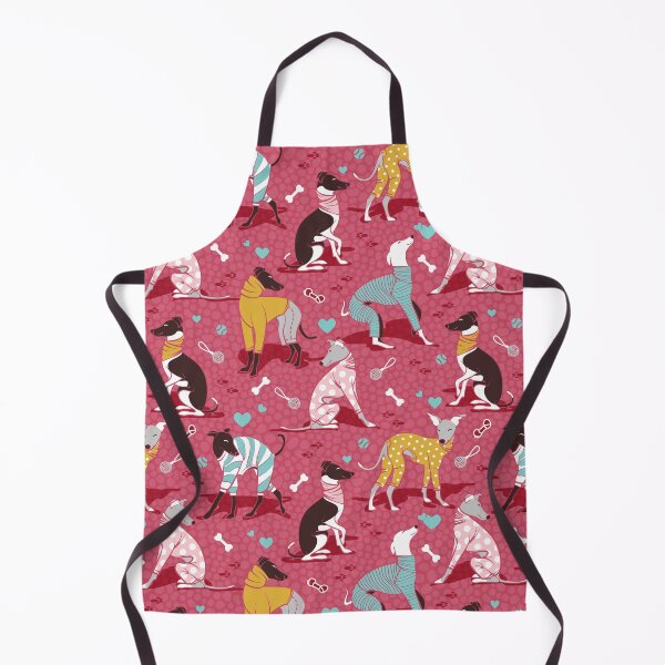 Item preview, Greyhounds dogwalk // red background designed and sold by SelmaCardoso.